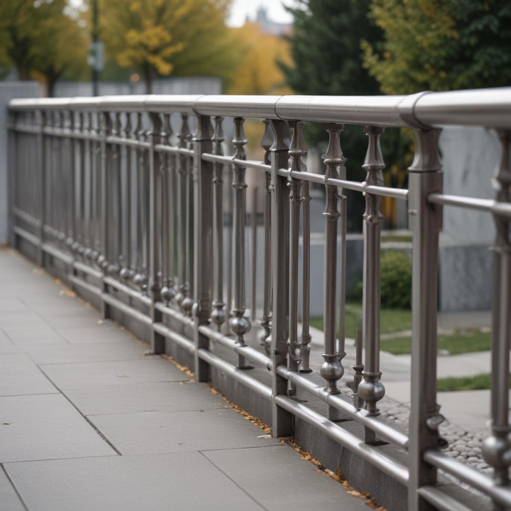 Ограждения из нержавеющей стали: виды конструкций и примеры применения
