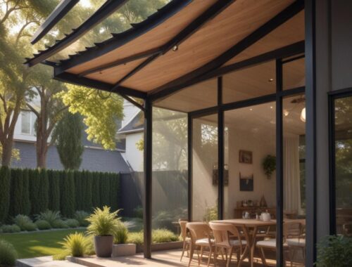 Односкатные навесы под ключ: конструктивные особенности монтажа и выбор материалов