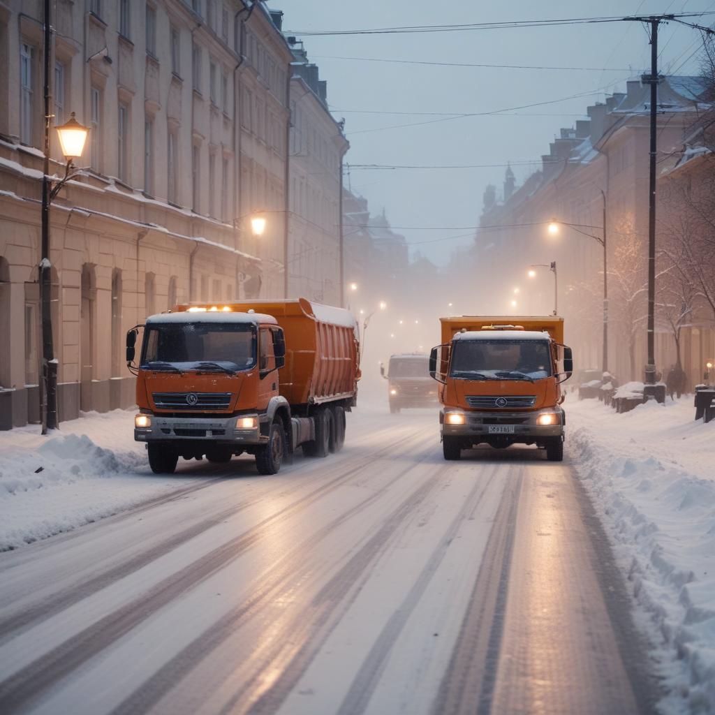 Услуги вывоза снега в Ленинградской области и регионе северо‑запада