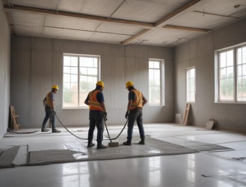 Полусухая стяжка пола: технология, особенности и этапы монтажа