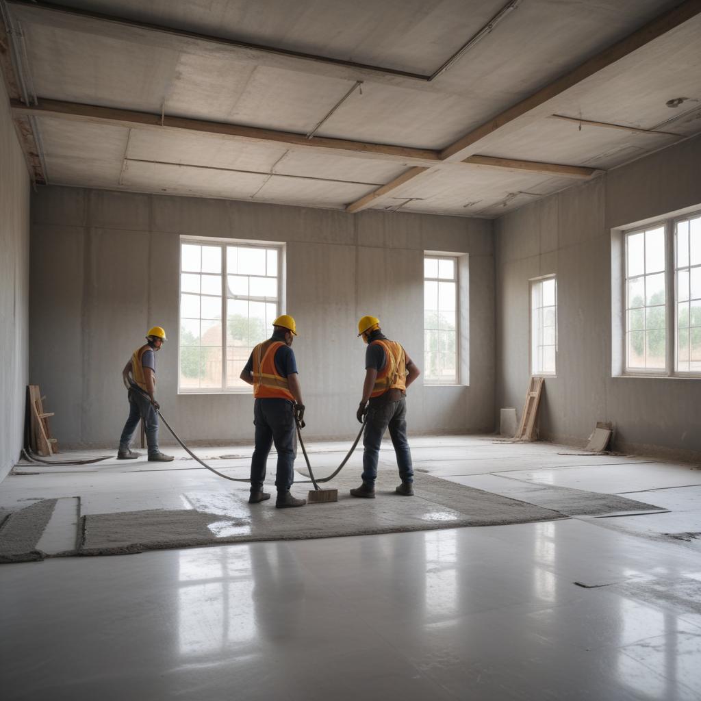 Полусухая стяжка пола: технология, особенности и этапы монтажа