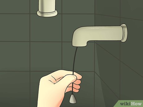 Step 4 Используйте для прочистки трос.