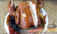Фото приготовления рецепта: Копченая курица в домашних условиях - шаг №9